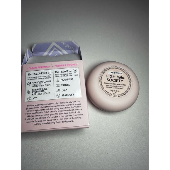 Polite Society Highlight Society Powder Gloss Highlighter Color:Star Power cool - Picture 4 of 7